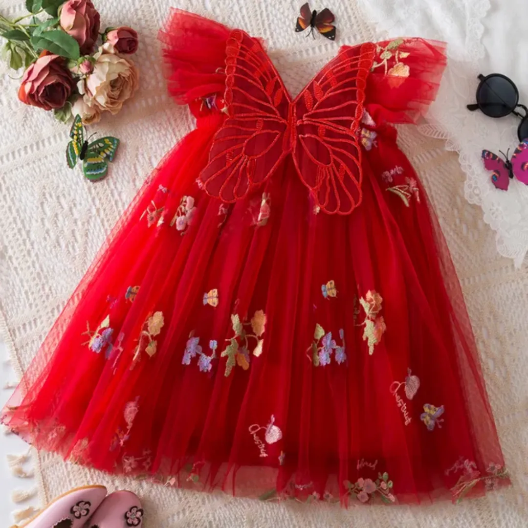 Robe Princesse Florale Tutu pour Filles