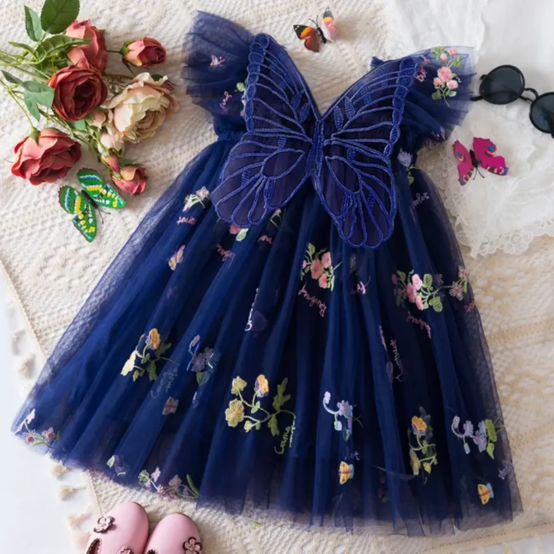 Robe Princesse Florale Tutu pour Filles