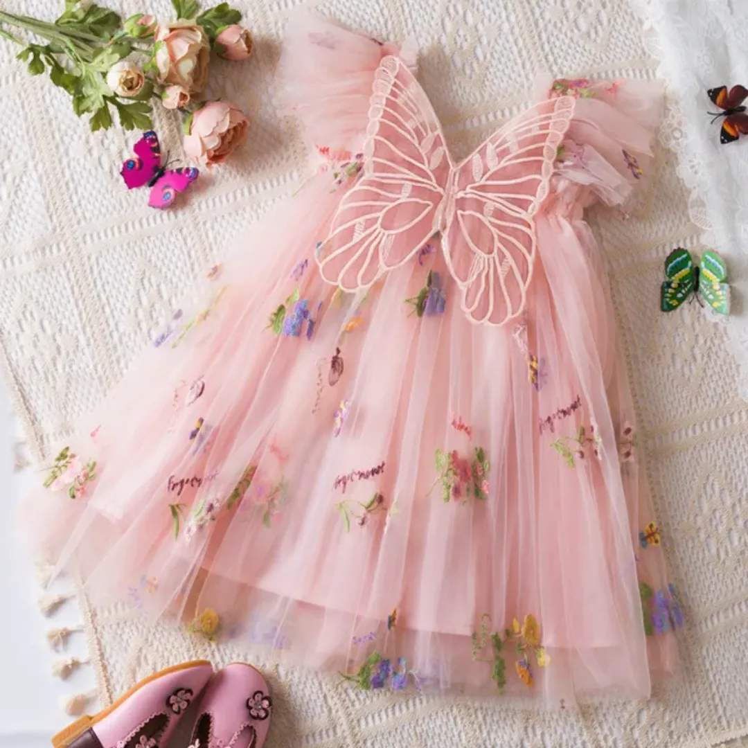 Robe Princesse Florale Tutu pour Filles