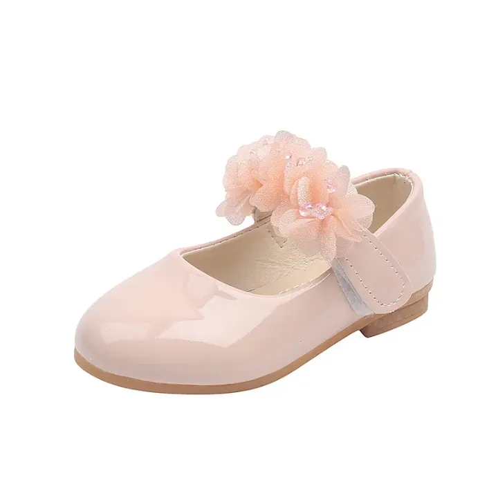 Chaussures en cuir de princesse pour filles
