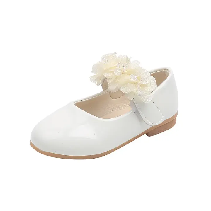 Chaussures en cuir de princesse pour filles