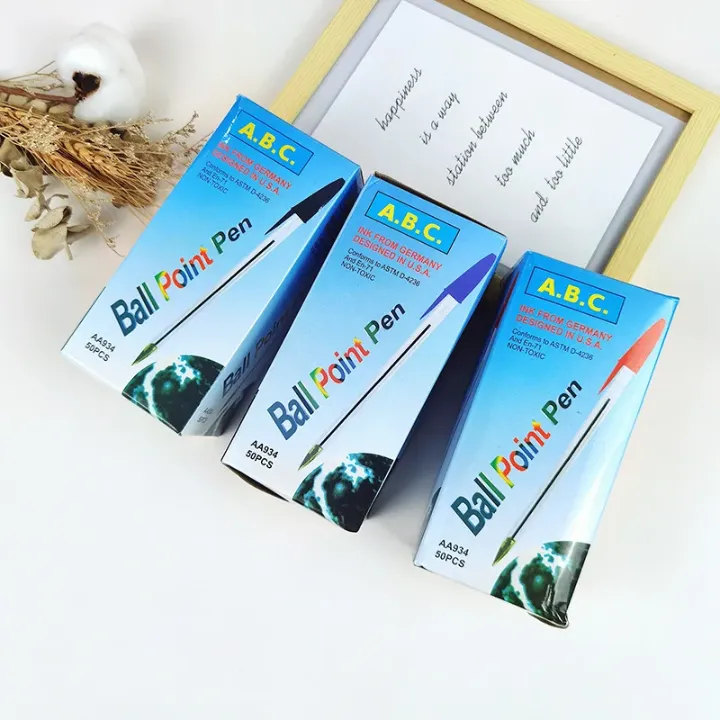 Lot de 4000 Stylos à Bille multicolore Séchage Rapide 1.0mm