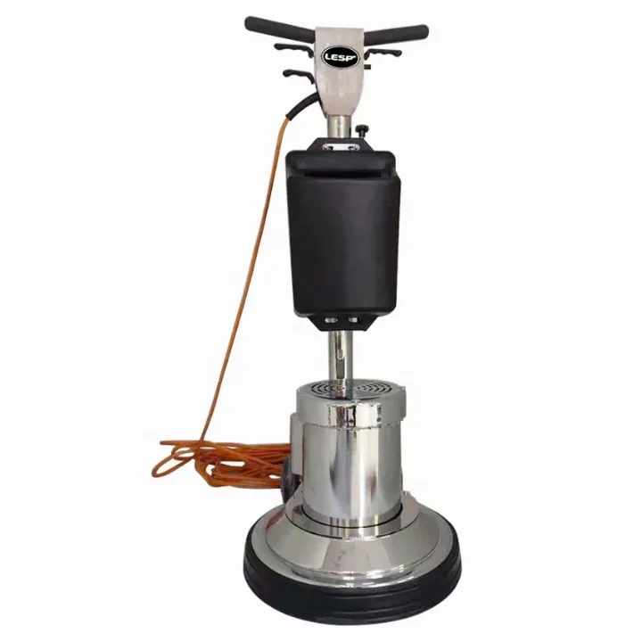 Laveuse de sol de châssis de 13 pouces à brosse unique polisseuse de sol en béton