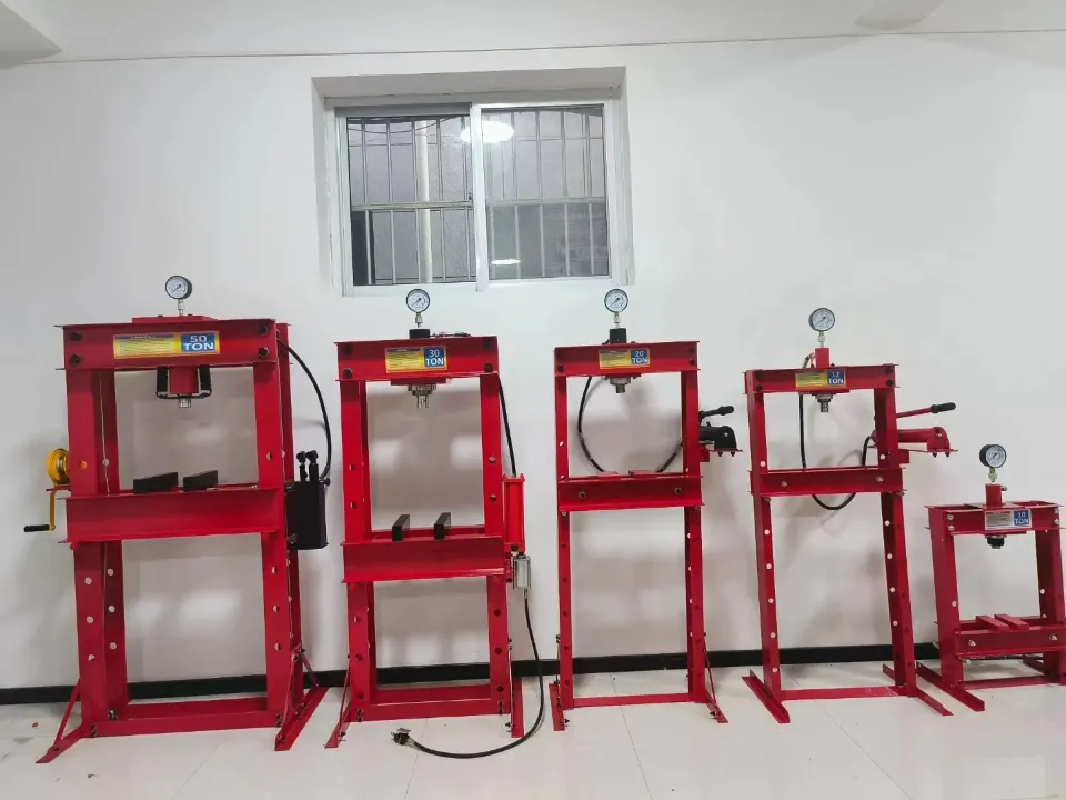 Presse hydraulique 10T (ZX0901E) – Version avec manomètre