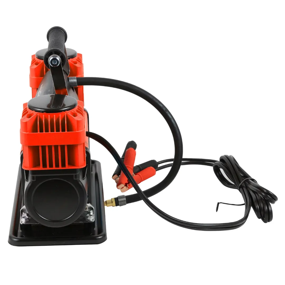 Gonfleur de pneu robuste avec accessoires de voiture, pompe à compresseur d'air en métal 12V 150PSI