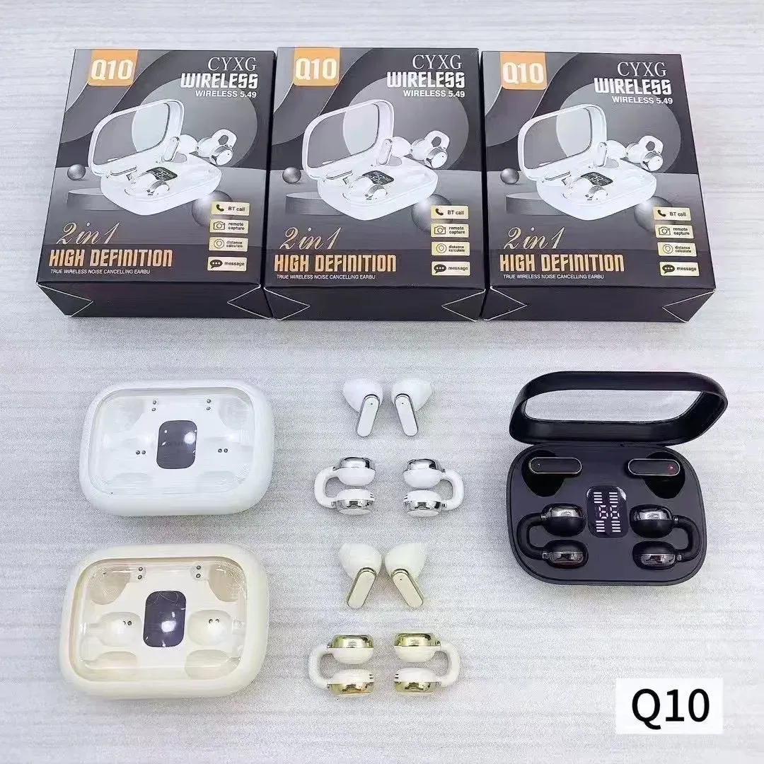 Écouteurs sans fil Q10 TWS pour couple