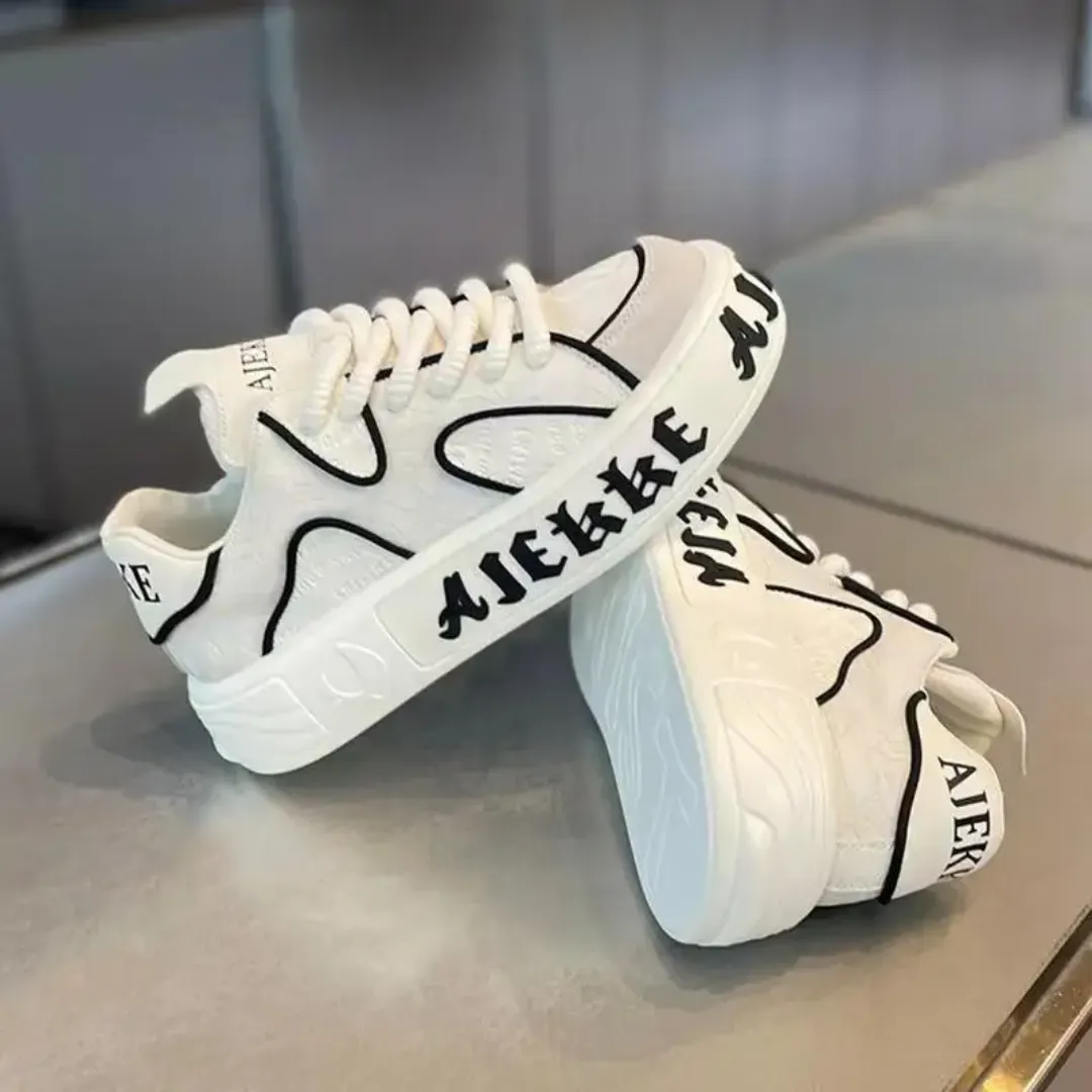 Chaussures pour hommes semelle épaisse augmentant la hauteur respirante