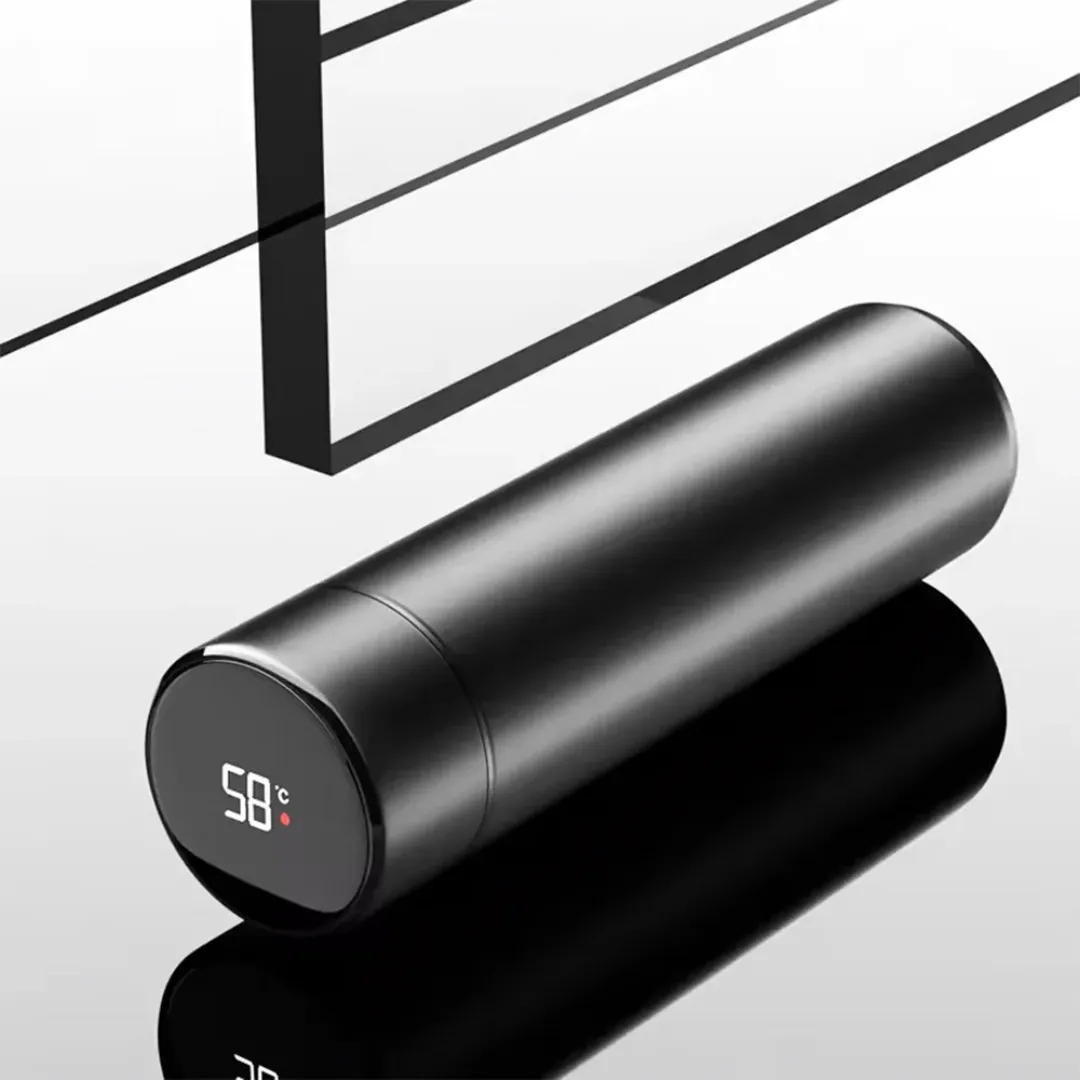 Termo Smart 500ml LED Affichage de la température Bouteille d'eau isolante en acier inoxydable