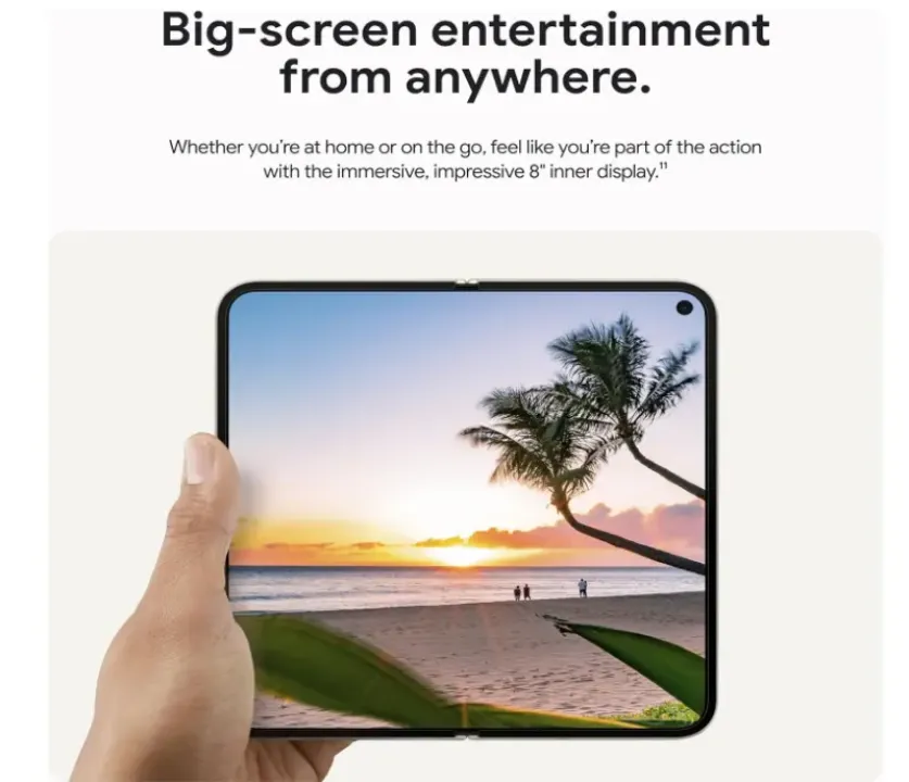 Pour Pixel 9 Pro Fold AI Déverrouiller Original US Version 5G Smartphone