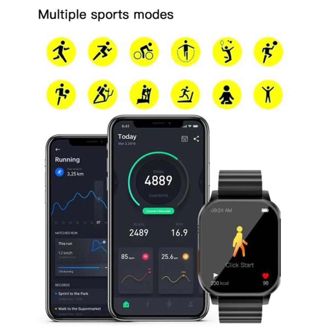 Montre Intelligente 4G/5G Android avec Carte SIM pour Hommes