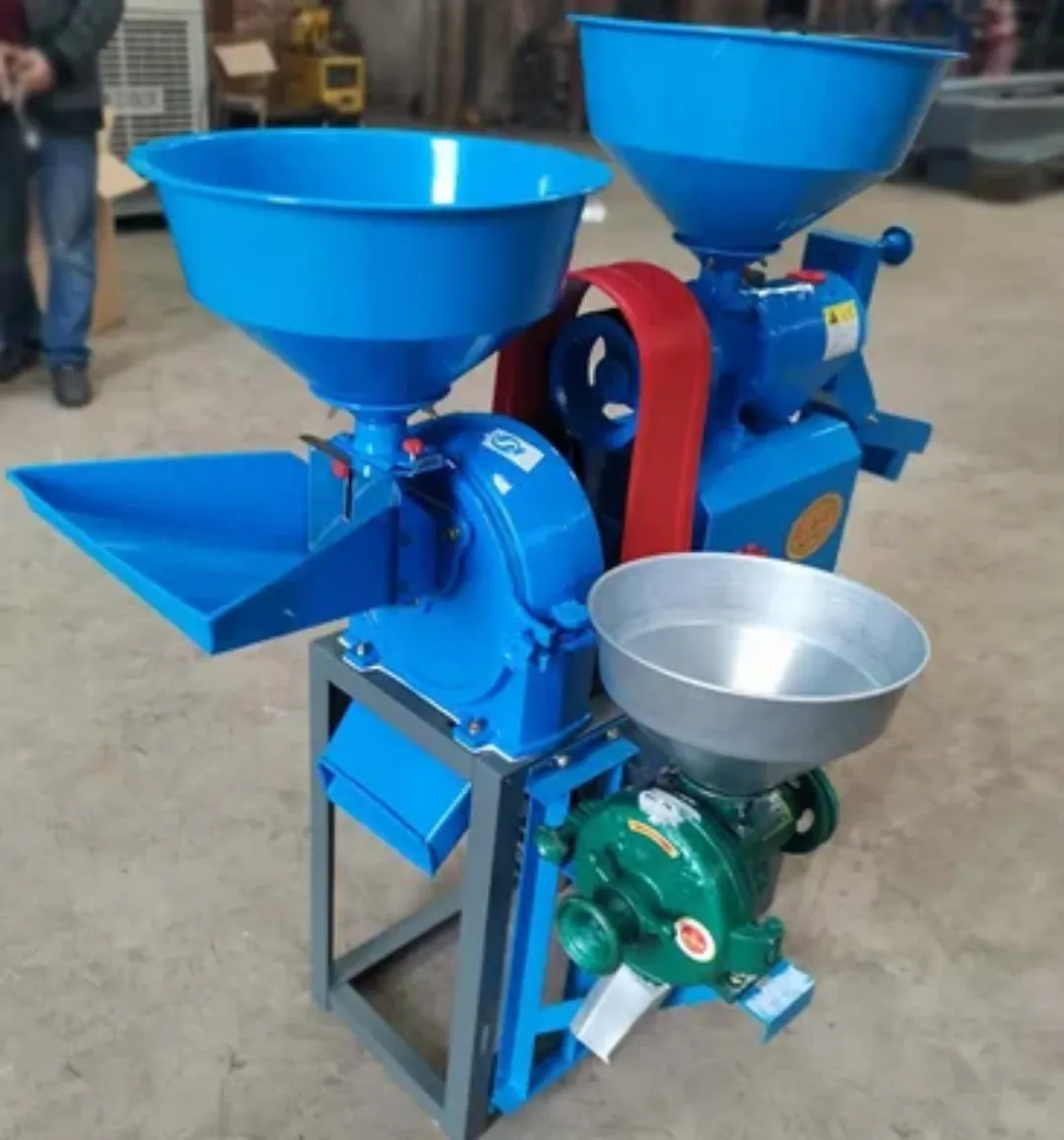 Moulin à Riz Hunan électrique. Machine à décortiquer du riz