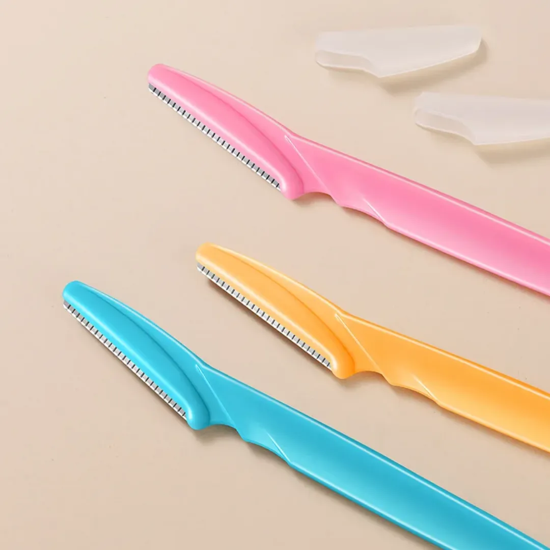 6 Pack Sourcils Rasoir Tondeuse Polyvalent Exfoliant Visage Rasoir Corps Épilateur Lame pour Femmes