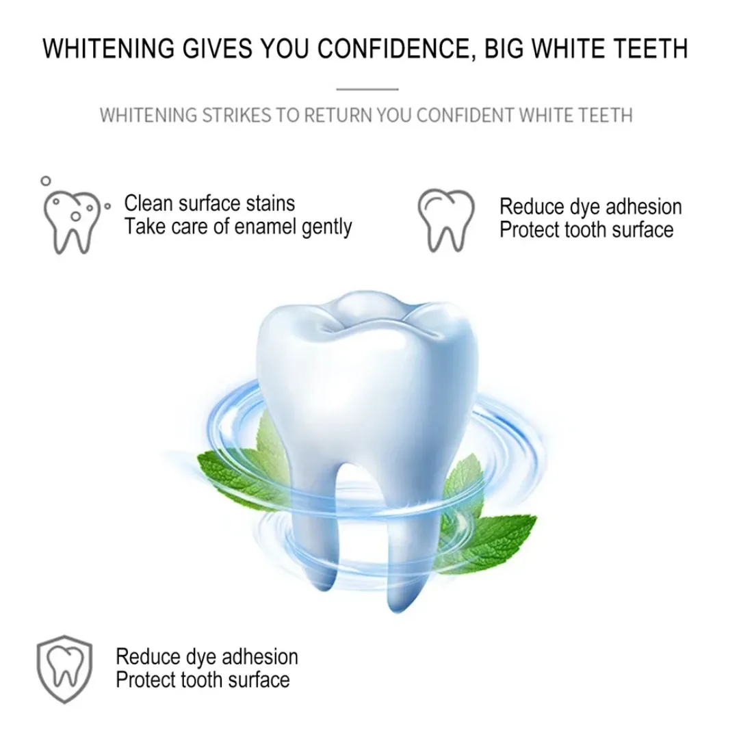 105g Charbon De Bambou Noir Dentifrice Nettoyage En Profondeur Saveur Menthe