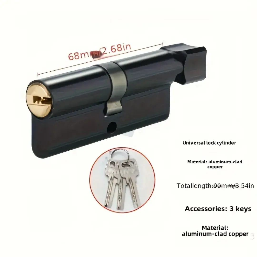 Serrure de porte de chambre en bois massif silencieuse simple poignée de porte moderne pour l'intérieur de la chambre