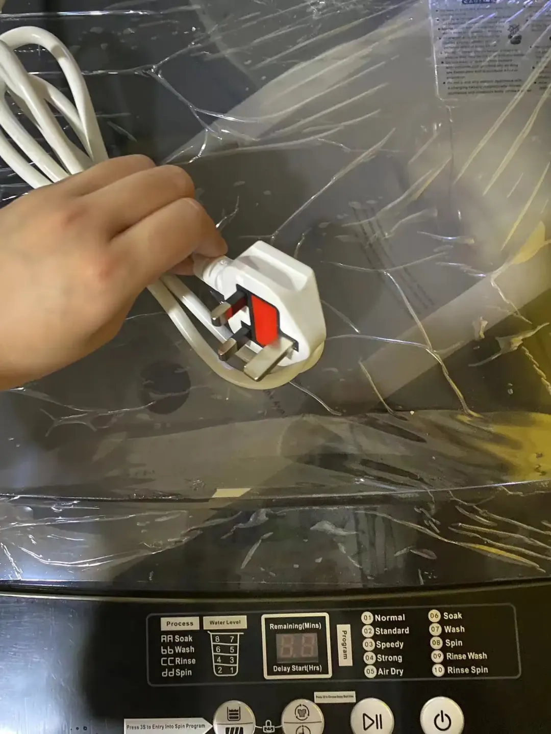 Nouvelle machine à laver entièrement automatique à charge supérieure de 7kg