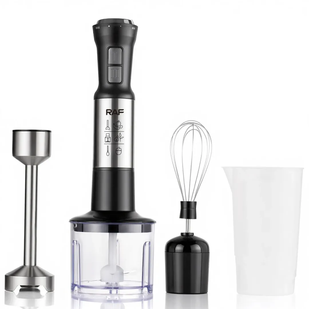 RAF R.292 Mélangeur à main 4 en 1 Mélangeur à immersion en acier inoxydable