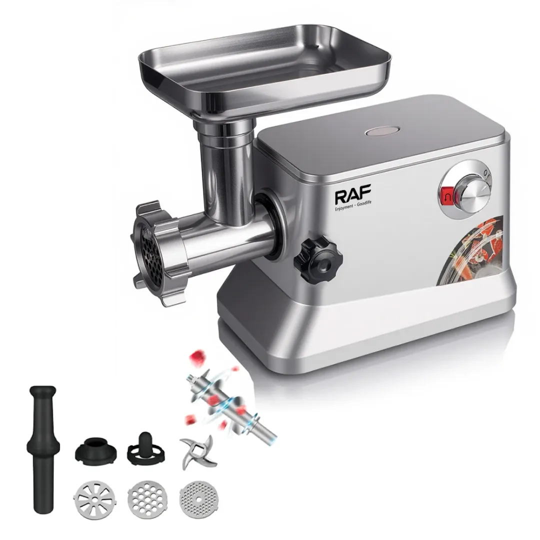 Hachoir à viande électrique en acier inoxydable RAF R.3360
