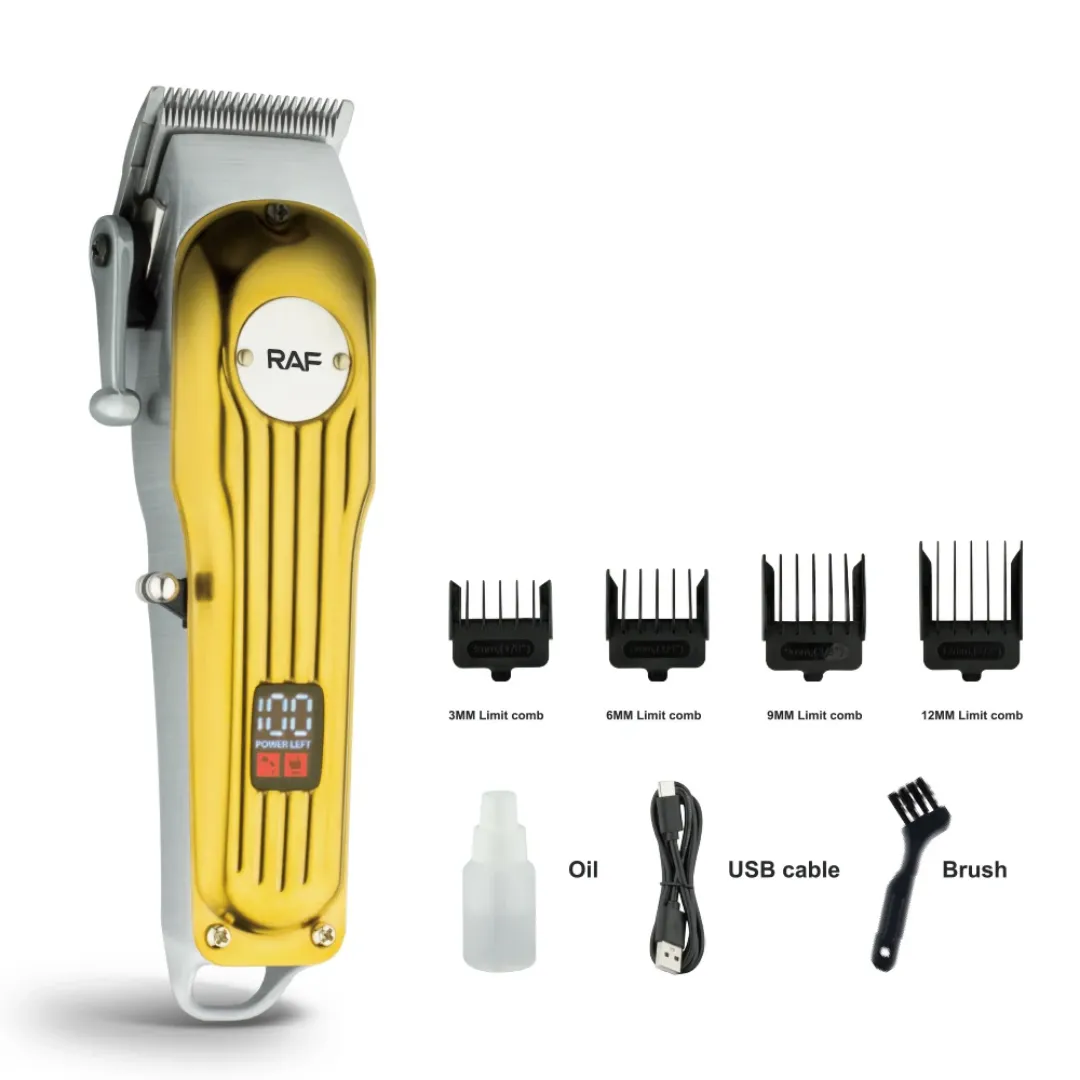 RAF R.479 Tondeuse à Barbe Rechargeable Kit de Toilettage pour Hommes