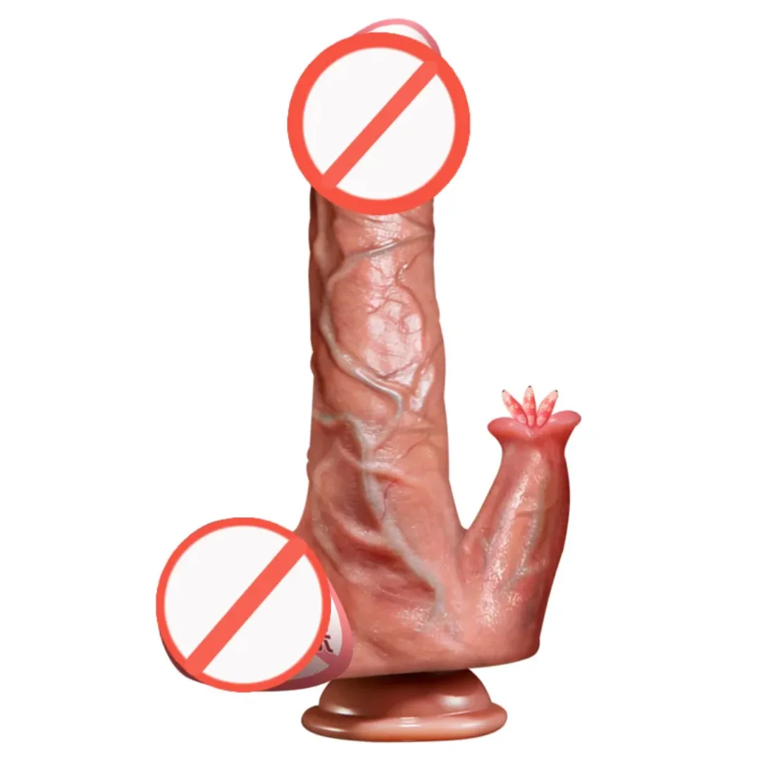 21cm Gode Sex Toy Luxe en Silicone Super Réaliste pour Femme