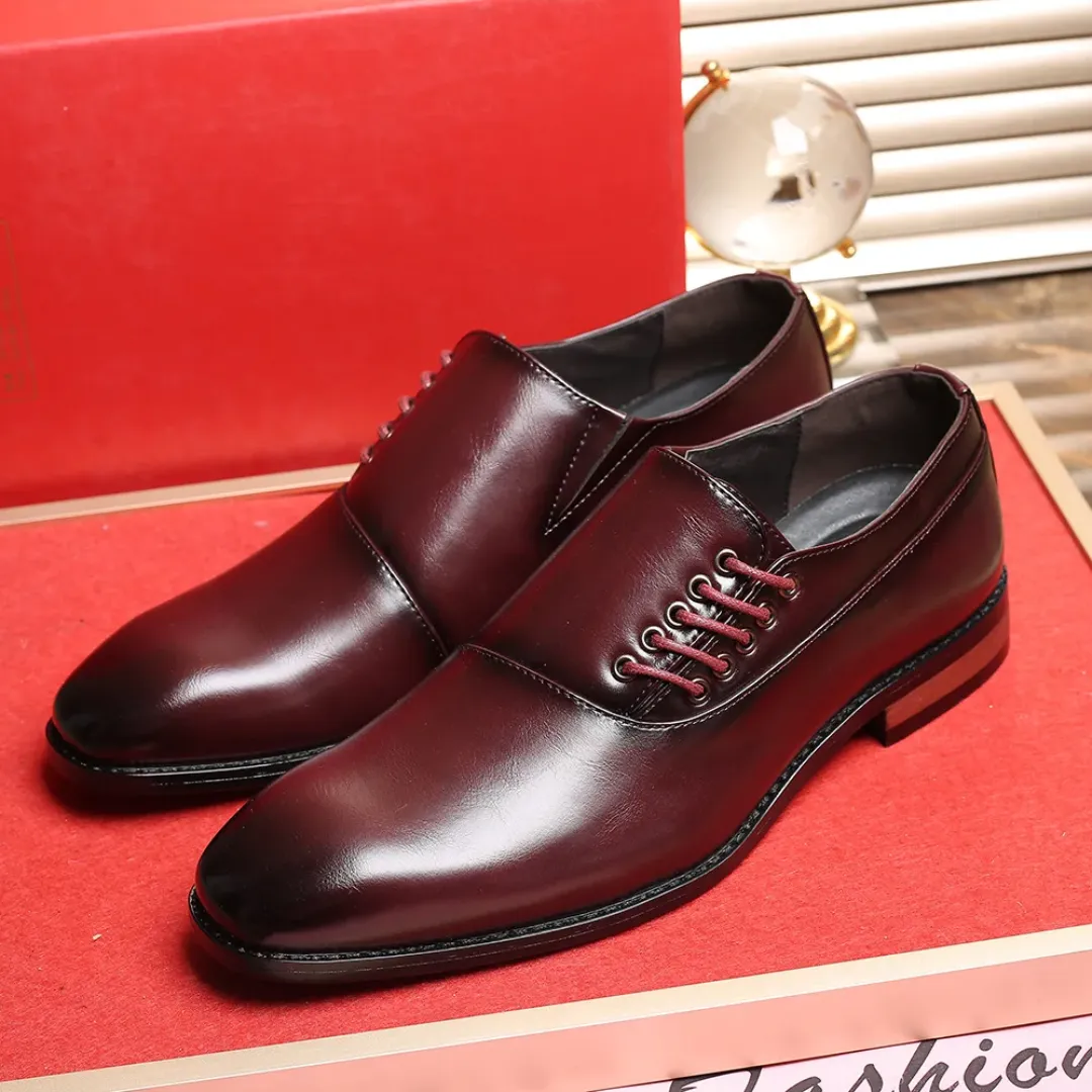 Chaussures Habillées en Cuir Homme – Style Oxford & Derby – Plusieurs Couleurs Élégantes