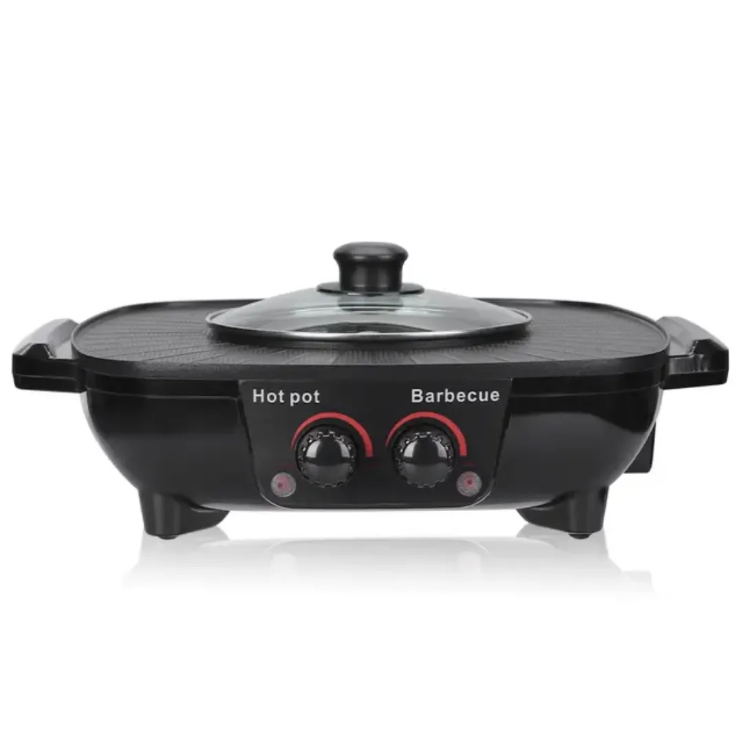 Poêle pour Barbecue, poêle à frire des Steak et du poulet, contrôle de la température, électrique, avec puissance de feu robuste