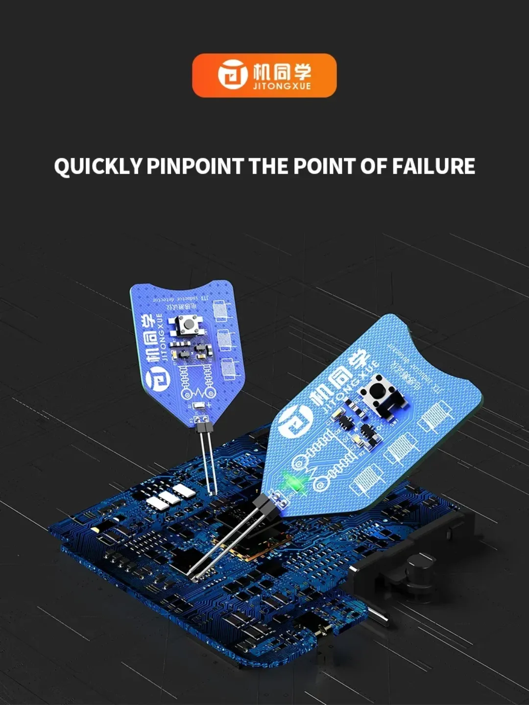 Testeur de bobine de composant de carte mère JTX CT-1 avec batterie pour la réparation de carte PC