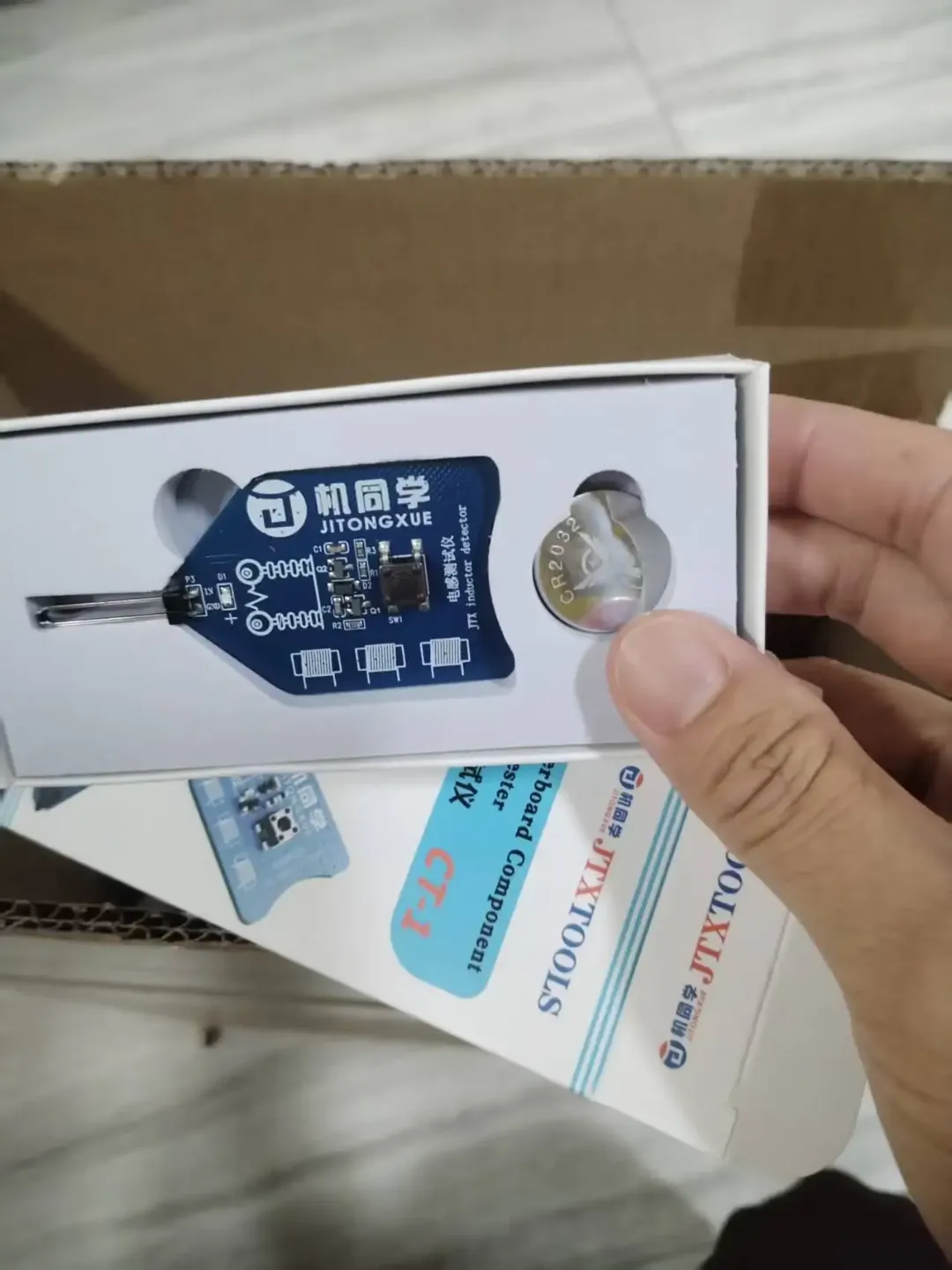 Testeur de bobine de composant de carte mère JTX CT-1 avec batterie pour la réparation de carte PC