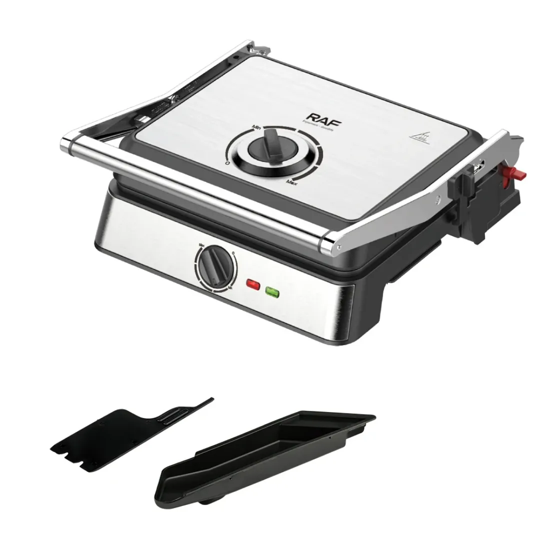 RAF acier inoxydable contrôle de la température antiadhésif Double face plateau de cuisson maison Steak Machine
