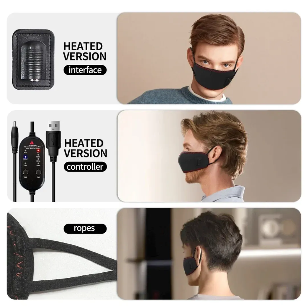 Coussinets de nez chauffants à 3 vitesses - Prévention des ronflements et des allergies