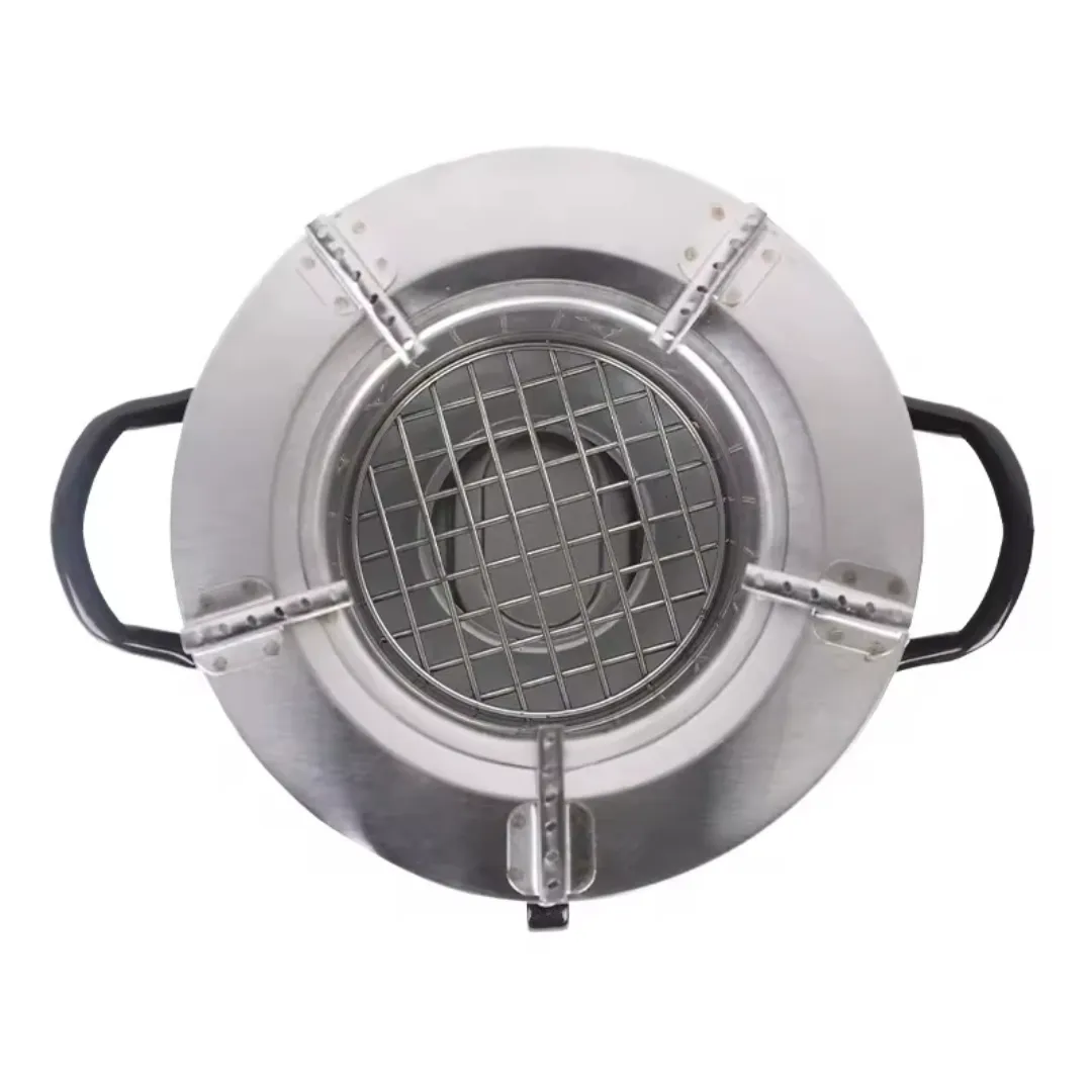 Poêle à bois africain Jikojiuao en acier inoxydable 29*27cm