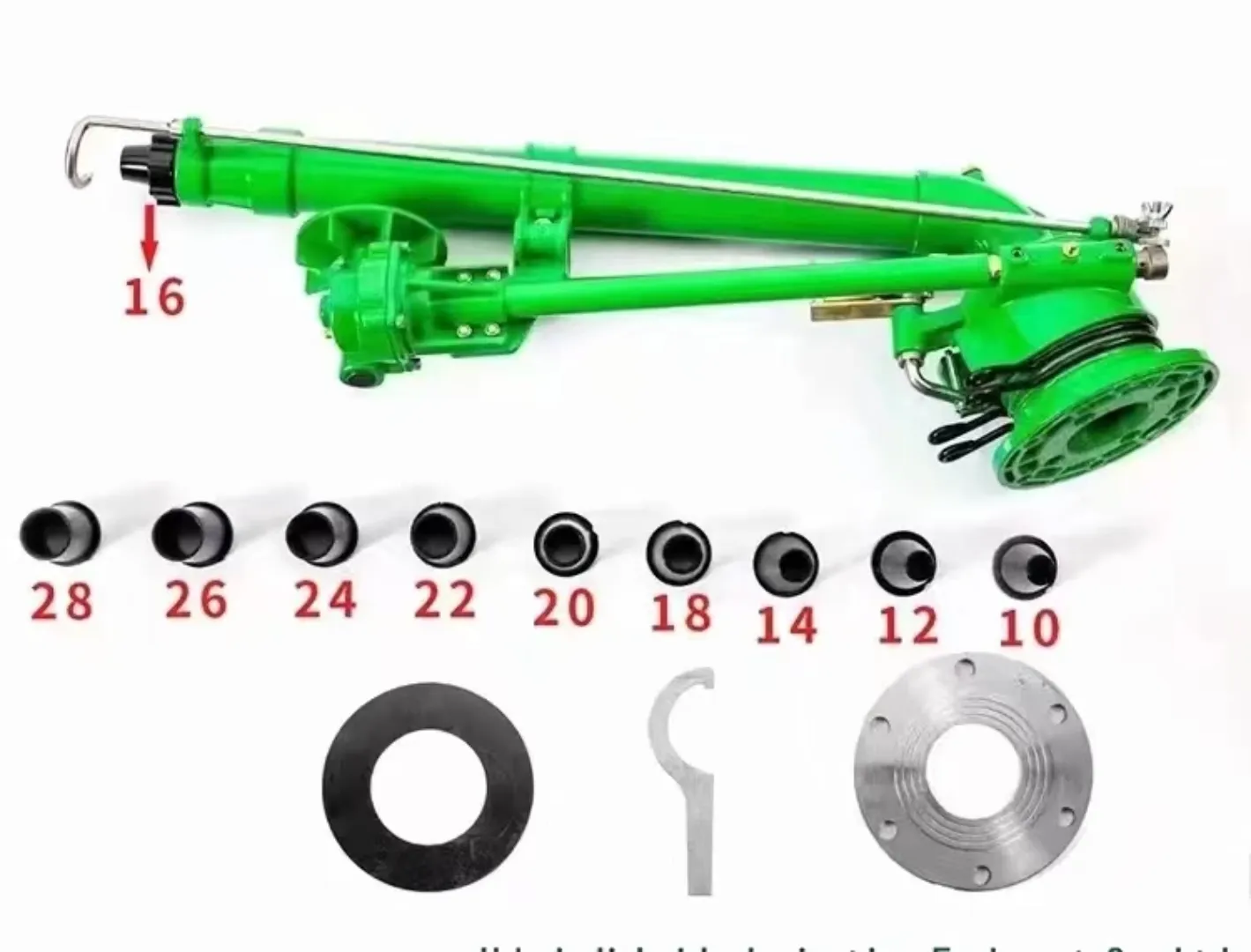 Pistolet à Pluie Longue Distance avec trépied 42-82m pour Système d'Irrigation