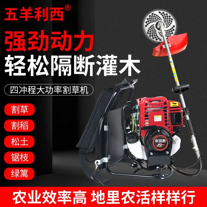 Débroussailleuse Thermique Multifonction 4-en-1 – 52cc, Démarrage Rapide, Poignée Ergonomique, Accessoires Inclu