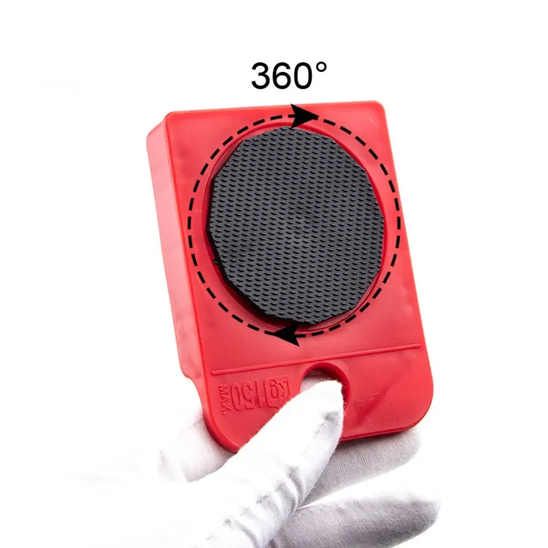 Rouleau De Déménagement De Lève-meuble Robuste Avec Barre De Roue