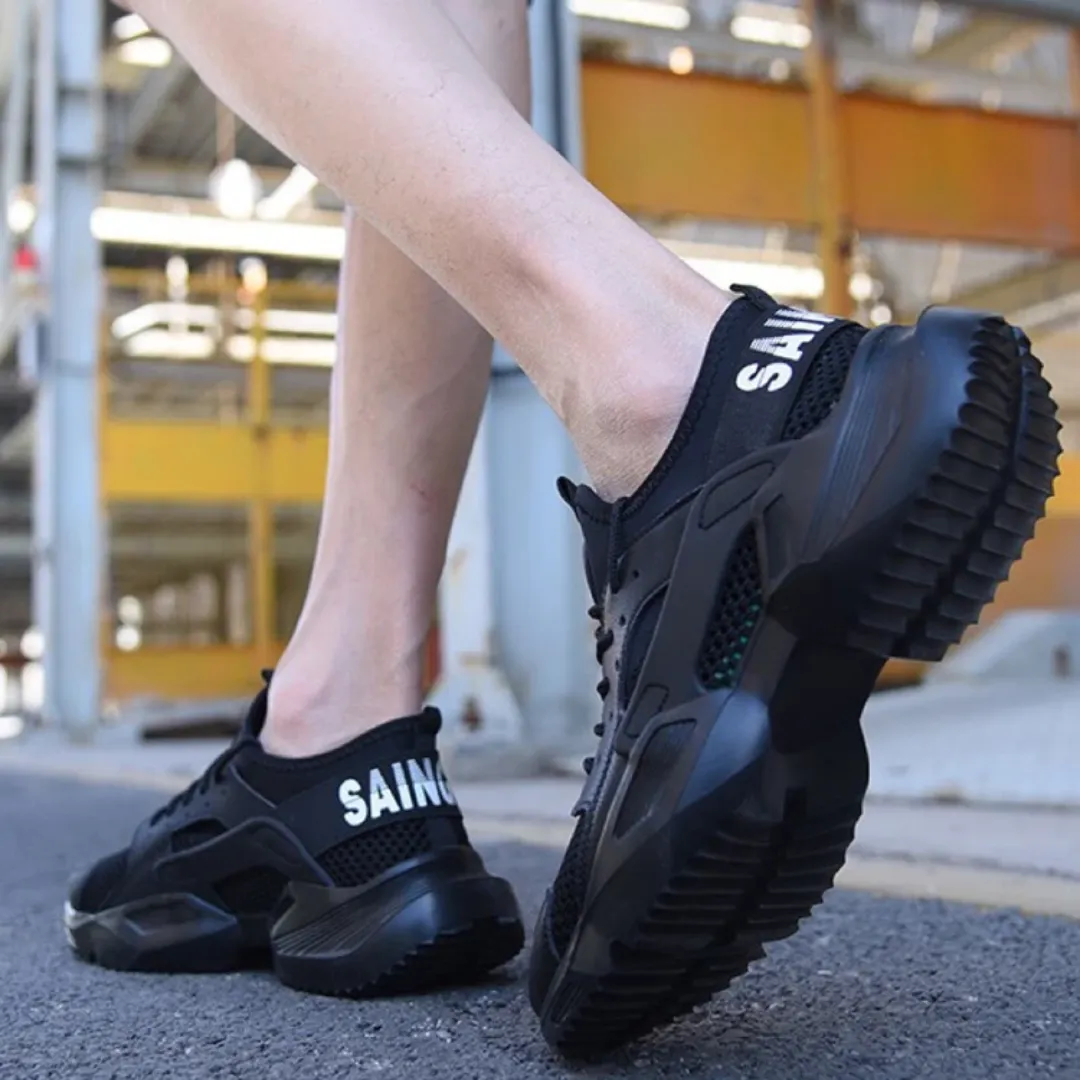 Chaussures de sécurité homme antidérapantes – Bout en acier, semelle Kevlar, usage cuisine et industrie