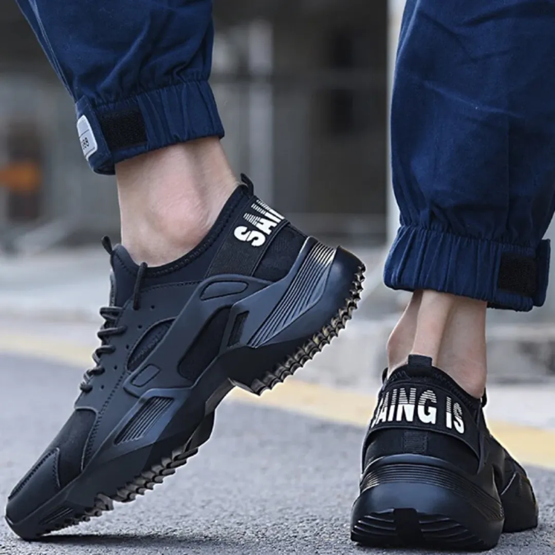 Chaussures de sécurité homme antidérapantes – Bout en acier, semelle Kevlar, usage cuisine et industrie