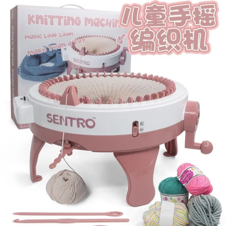 Machine à tricoter circulaire SENTRO – Kit DIY pour enfants et adultes (bonnets, écharpes, gants)