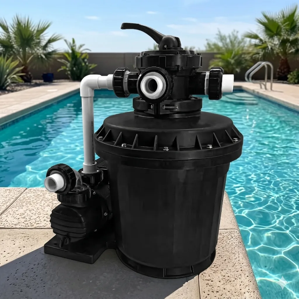 Kit complet filtre avec pompe SLS pour piscine et bassin – biofiltre 250 W avec UV 10 W